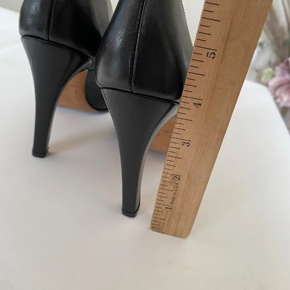 IRO Black Genuine Leather Pumps Size‎ 7  Retail Price of $550.00 - Image 9