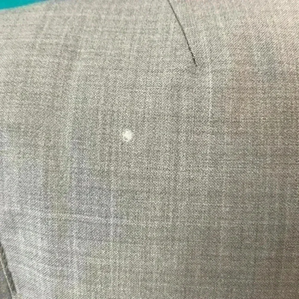 Gap long grey trench coat in size small - Image 5