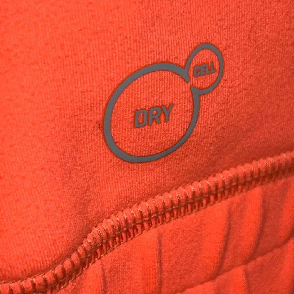 Puma Women’s Lightweight Leisure Athletic Hooded Zip Up Neon Orange Jacket - Image 4