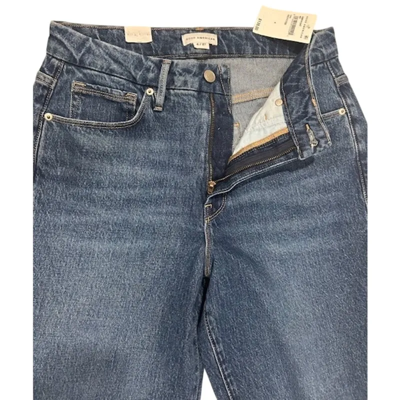 GOOD AMERICAN Women's Good Boy Curvy Jeans Sz 4 27 Tummy Control NWT - Image 4