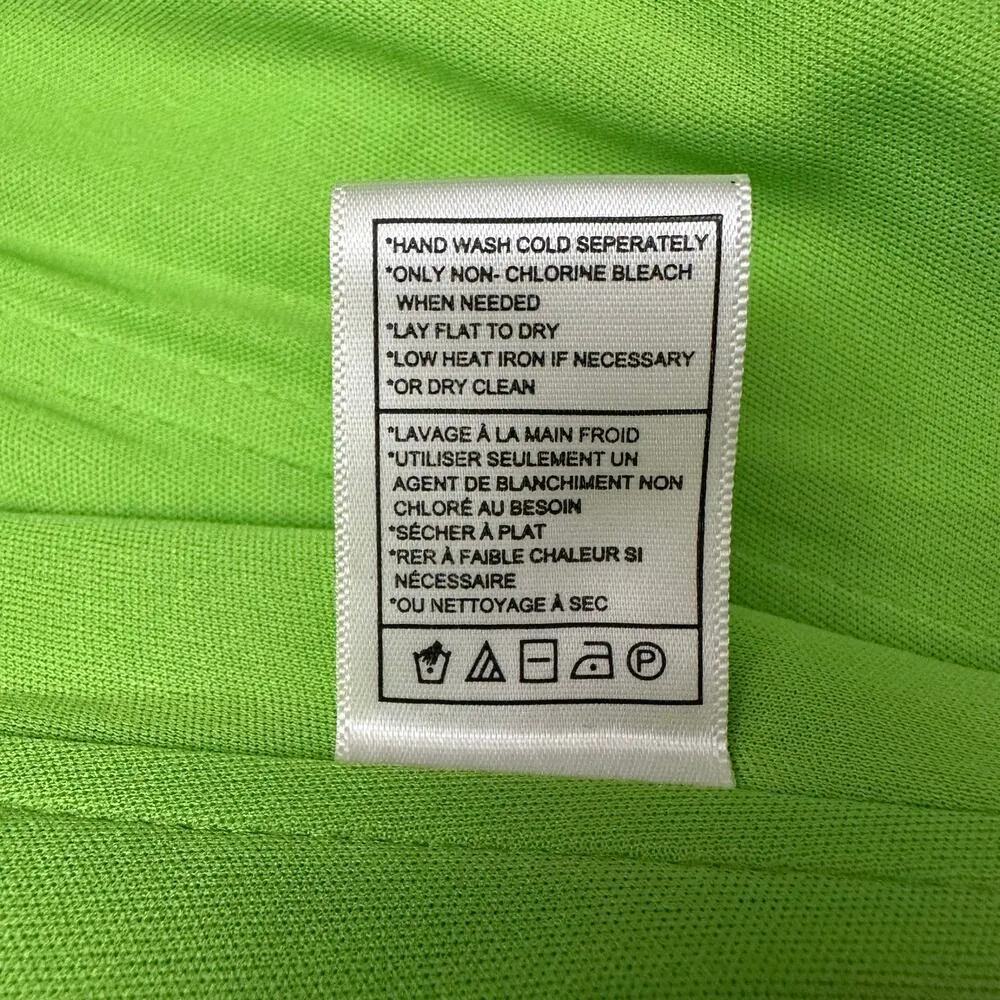 STEVE MADDEN Sz XS Dahlia Top Corset in Neon Green Glam Club Festival Nightout - Image 5