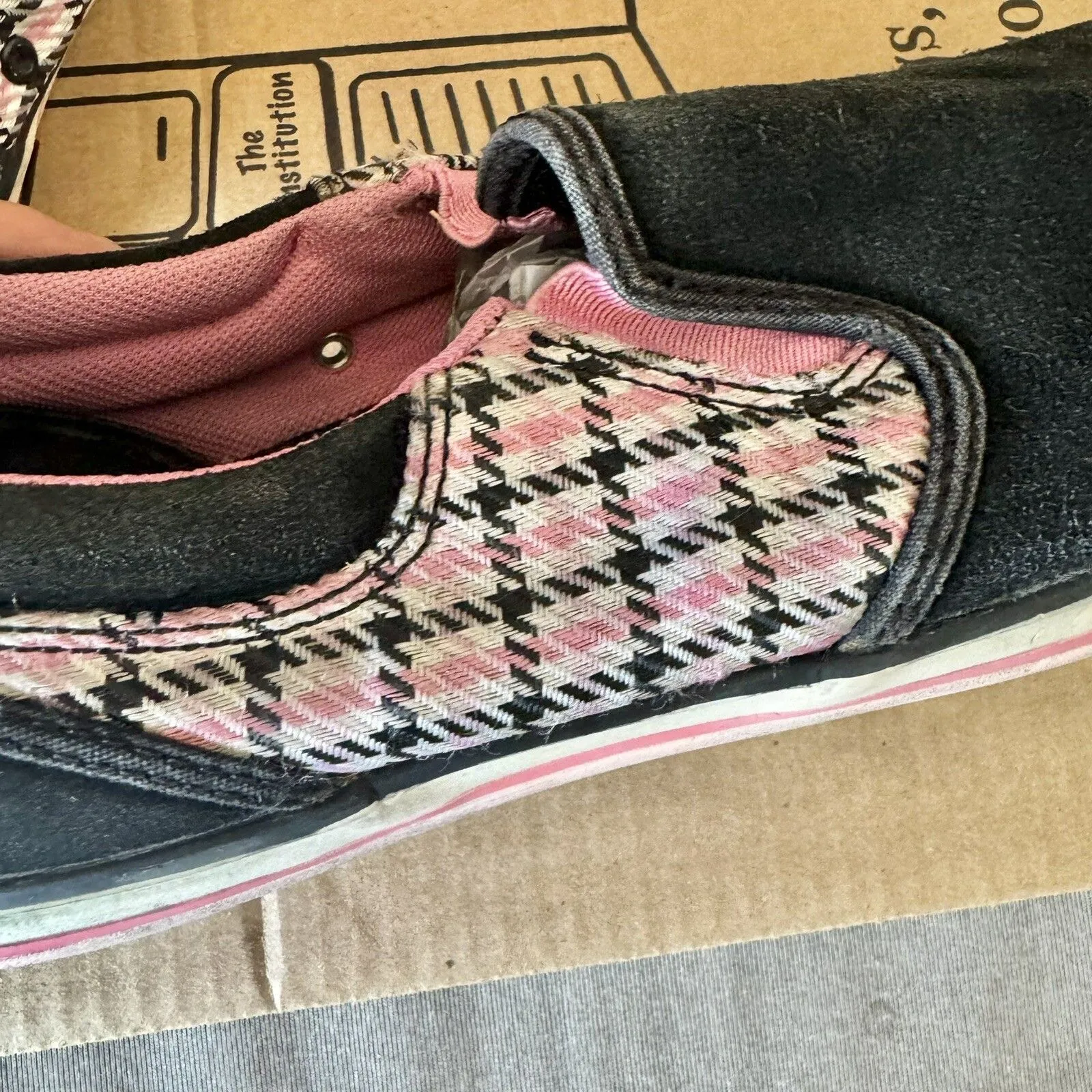 Dc Womens Tennis Shoes Size 10 Skater Slip On Sneakers Punkcore Back to school - Image 10