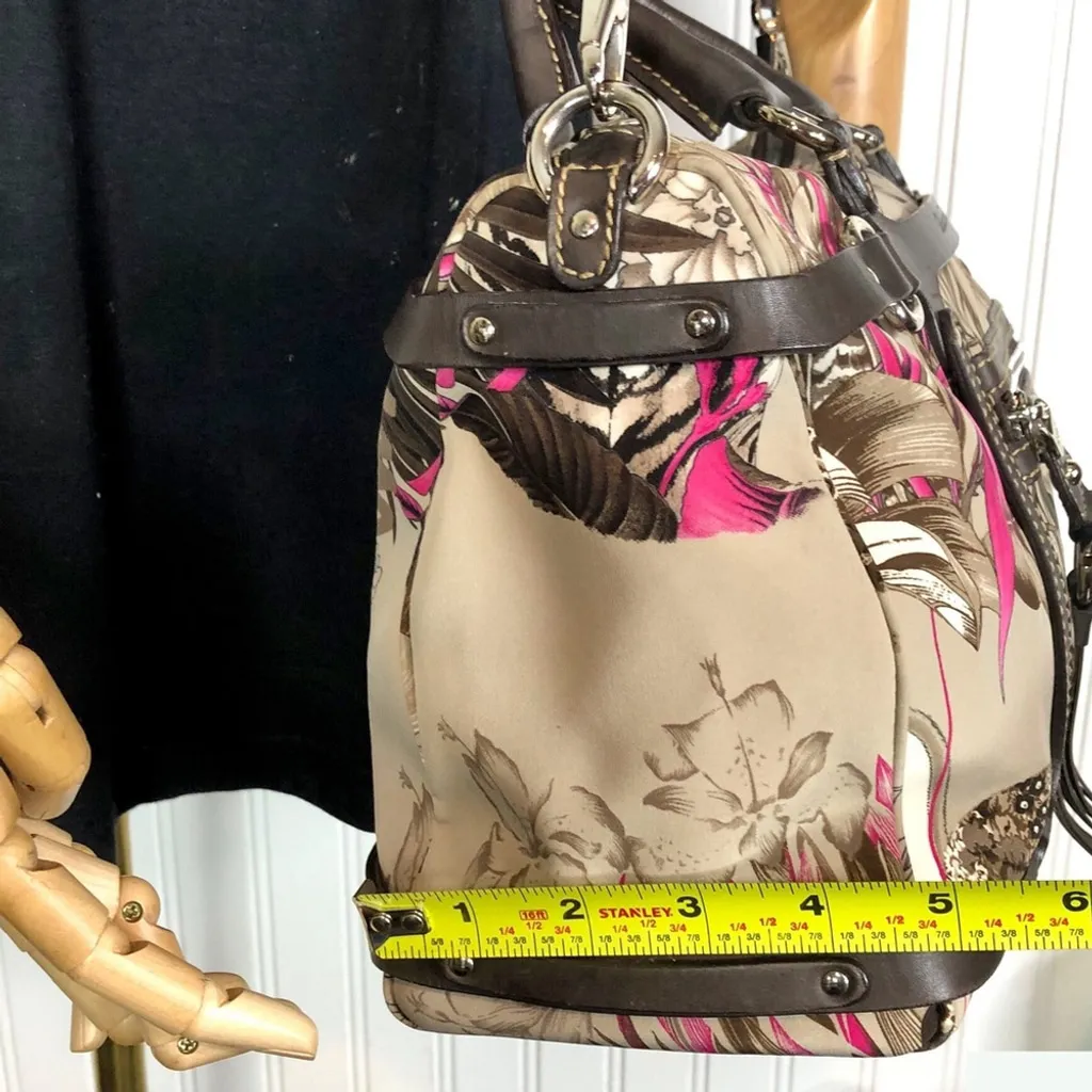 SALVATORE FERRAGAMO Leopard Jungle Print Crossbody Shoulder Boston Bag NWOT - Image 13
