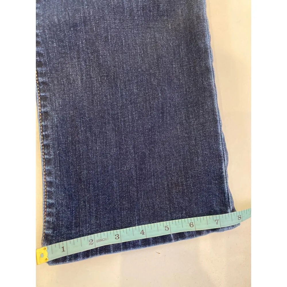 Lucky Brand Dark Blue Wash Denim Jeans Brooke Bootcut EUC Sz 8/29R Cotton - Image 13