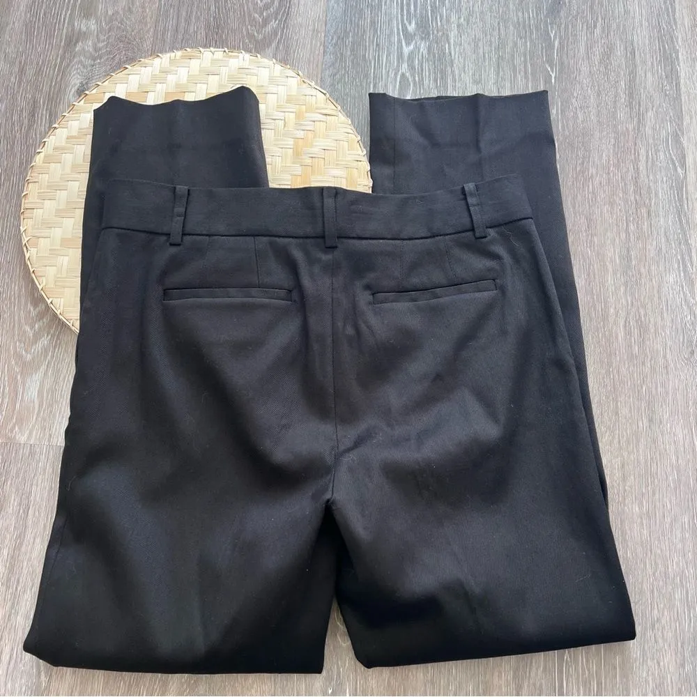 Nwt FRAME‎ the perfect cropped trousers in noir black womens size 6 - Image 9