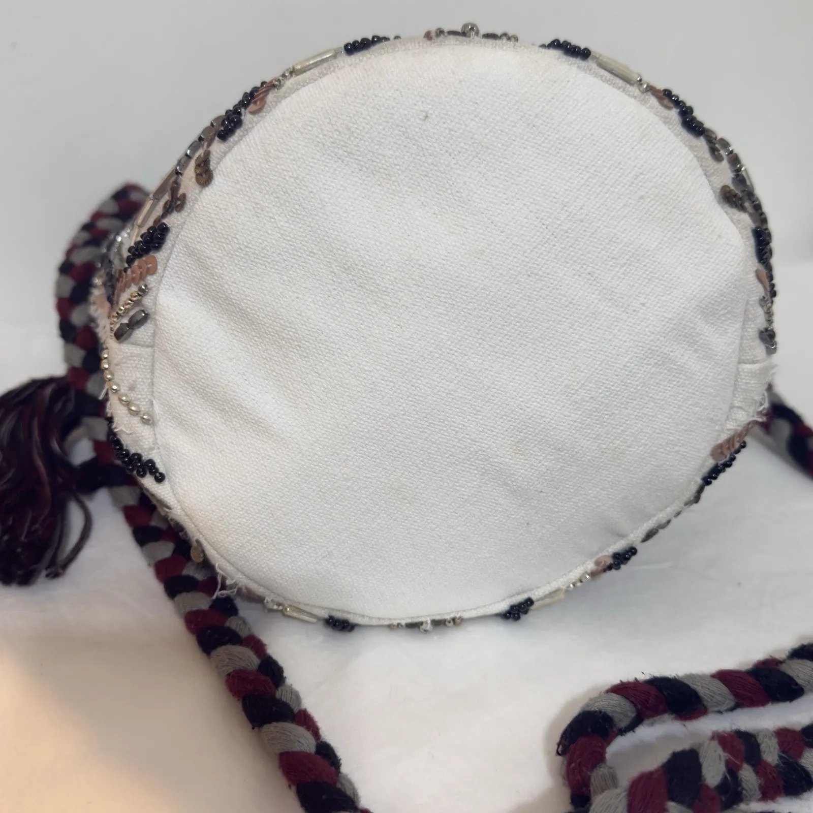 Sam Edelman Women’s Beaded Shoulder Bag – Multicolor Geometric Chic Boho - Image 10