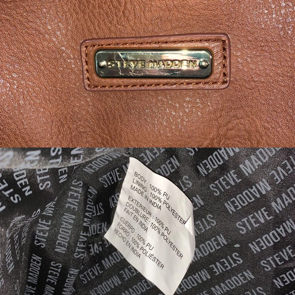Steve Madden | Cognac Satchel / Large Tote - Image 7