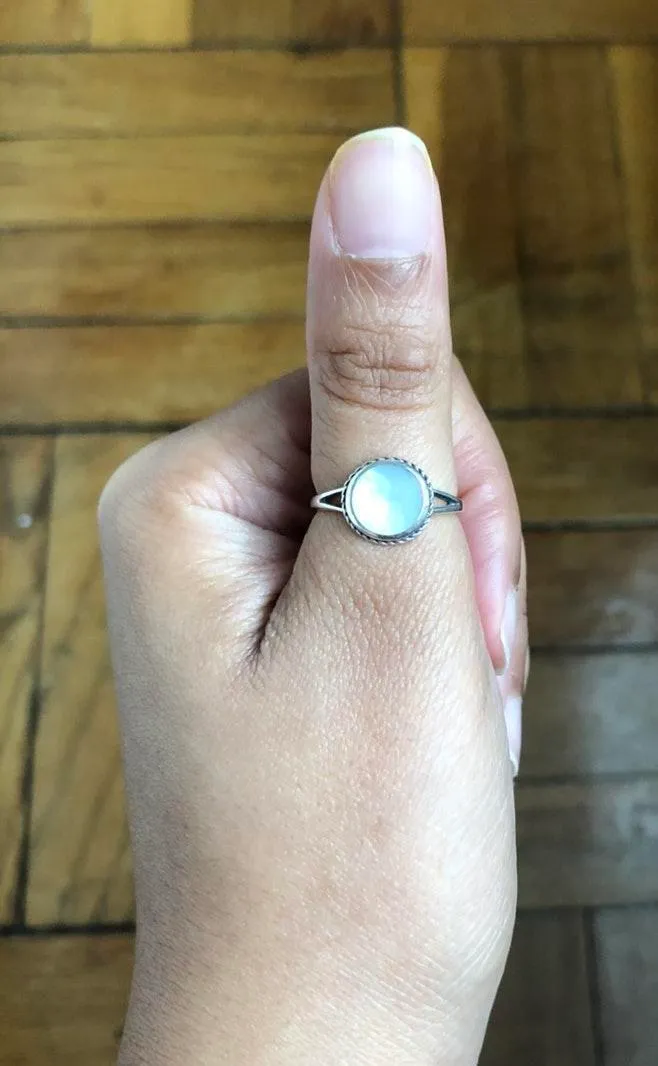 Moonstone Sterling Silver Ring - Image 2