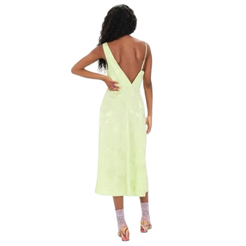 For Love & Lemons Matcha Green Ilana Midi Dress US S - Image 11