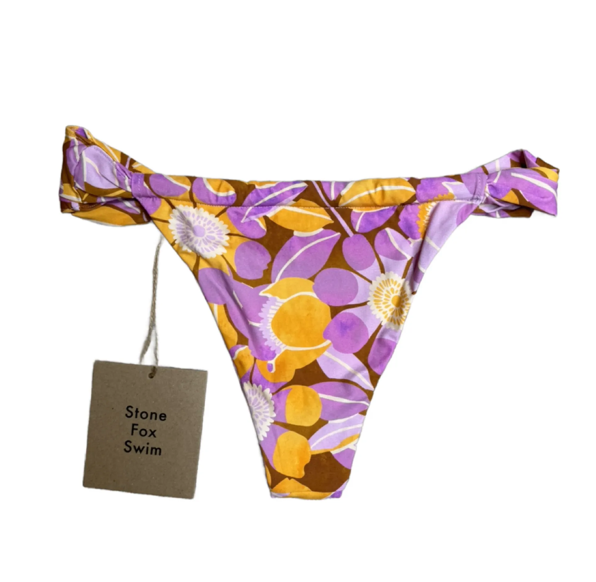 Women’s Bijou Bikini Bottom S - Retro Bloom Print $88.00 - Image 2