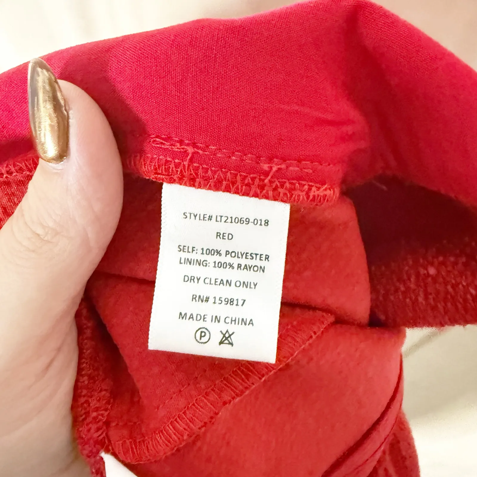 Altar'd State Khloe Tweed Bow Front Corset Top Red Size Medium NEW - Image 6