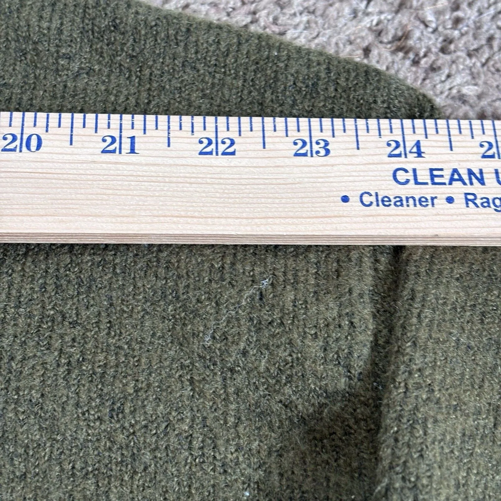 Andree By Unit oversizes Women's Olive Green Turtleneck Sweater Size Small - Image 6