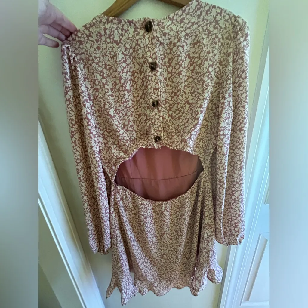 Lulu's blooming darling size large mini dress - Image 5