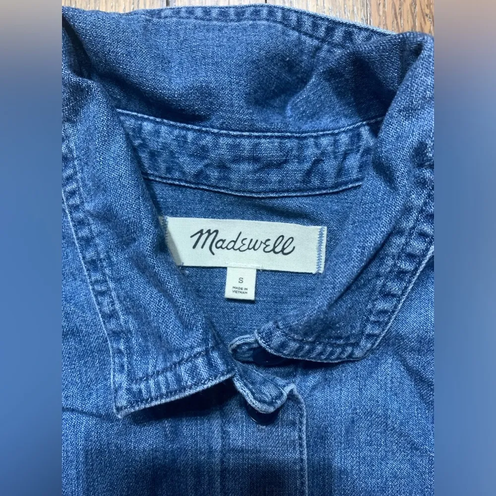 Madewell dress small denim - Image 2