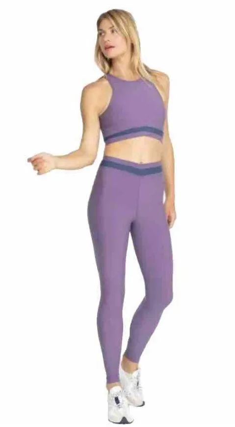 Johnny Was Calme Endurance Women’s Purple High Waist Leggings Size XS - Image 4