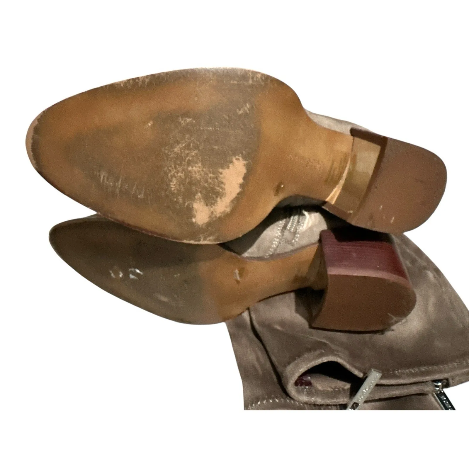 BCBGENERATION brown hued suede over the knee boots with small heel 7.5 - Image 9