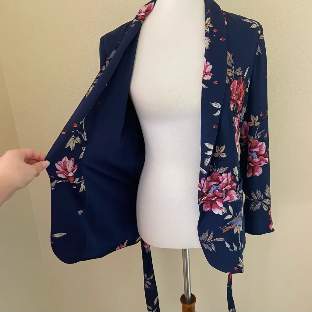 Joie Silk Floral Anasophia Blazer - Image 13
