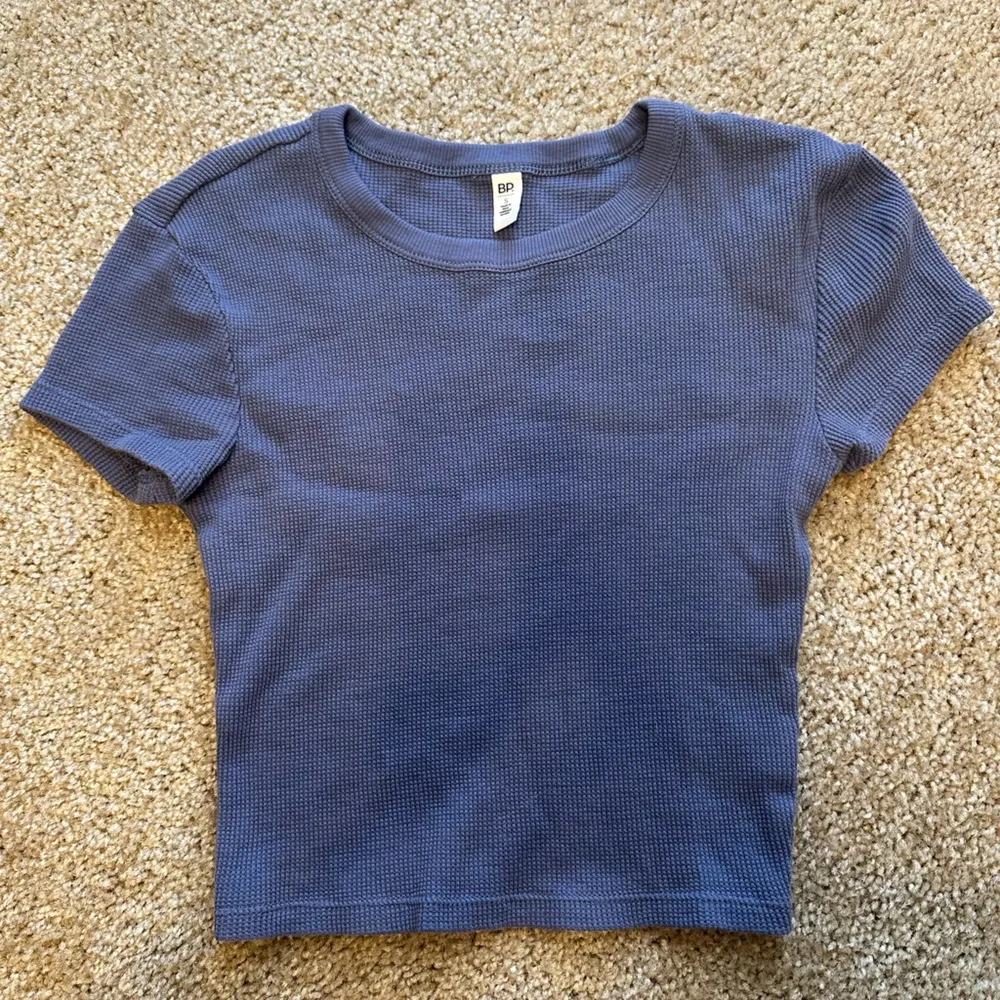 BP. By Nordstrom Navy Blue Baby Women’s Waffle T-Shirt - Image 7