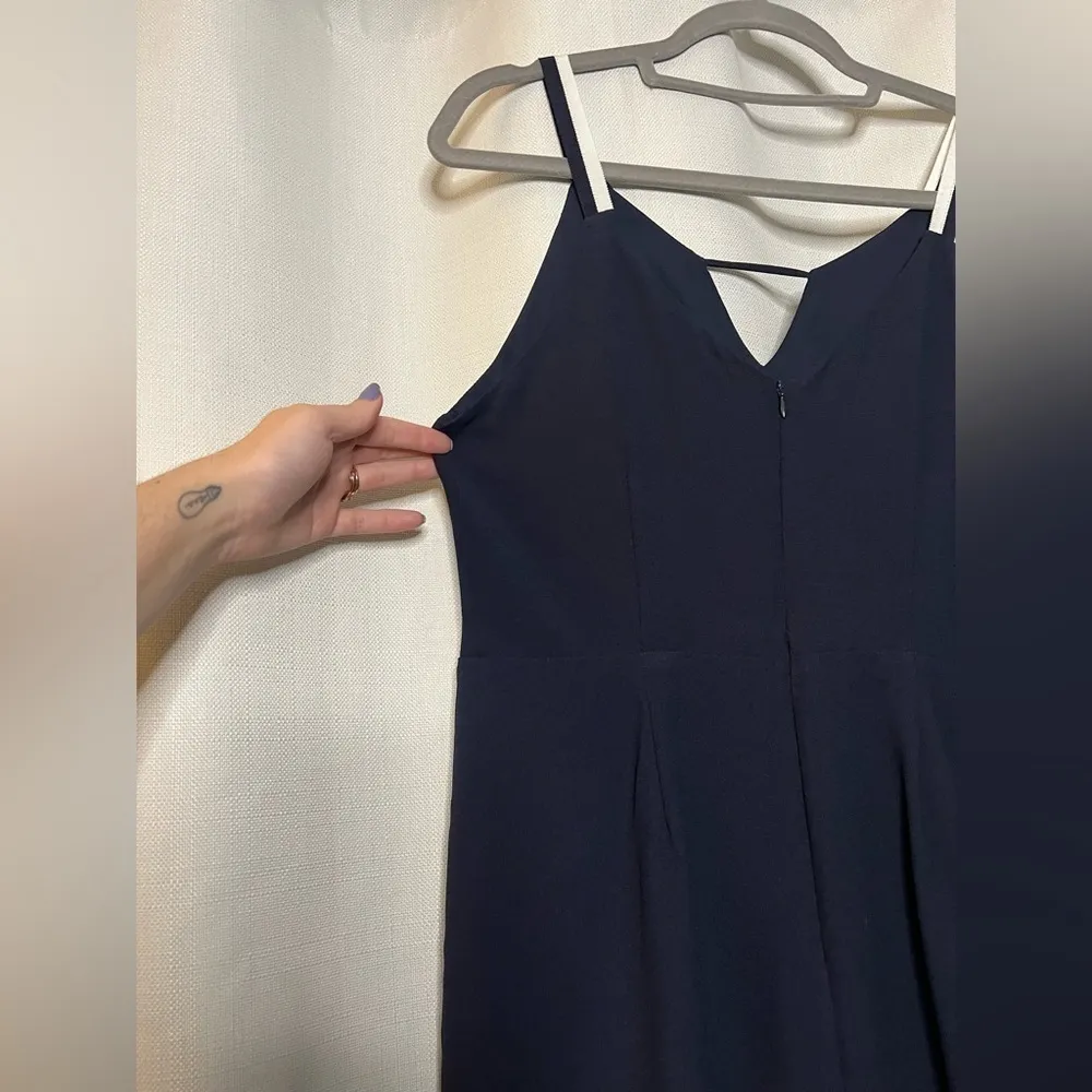 19 Cooper Navy Blue Knee Length Dress Small - Image 11