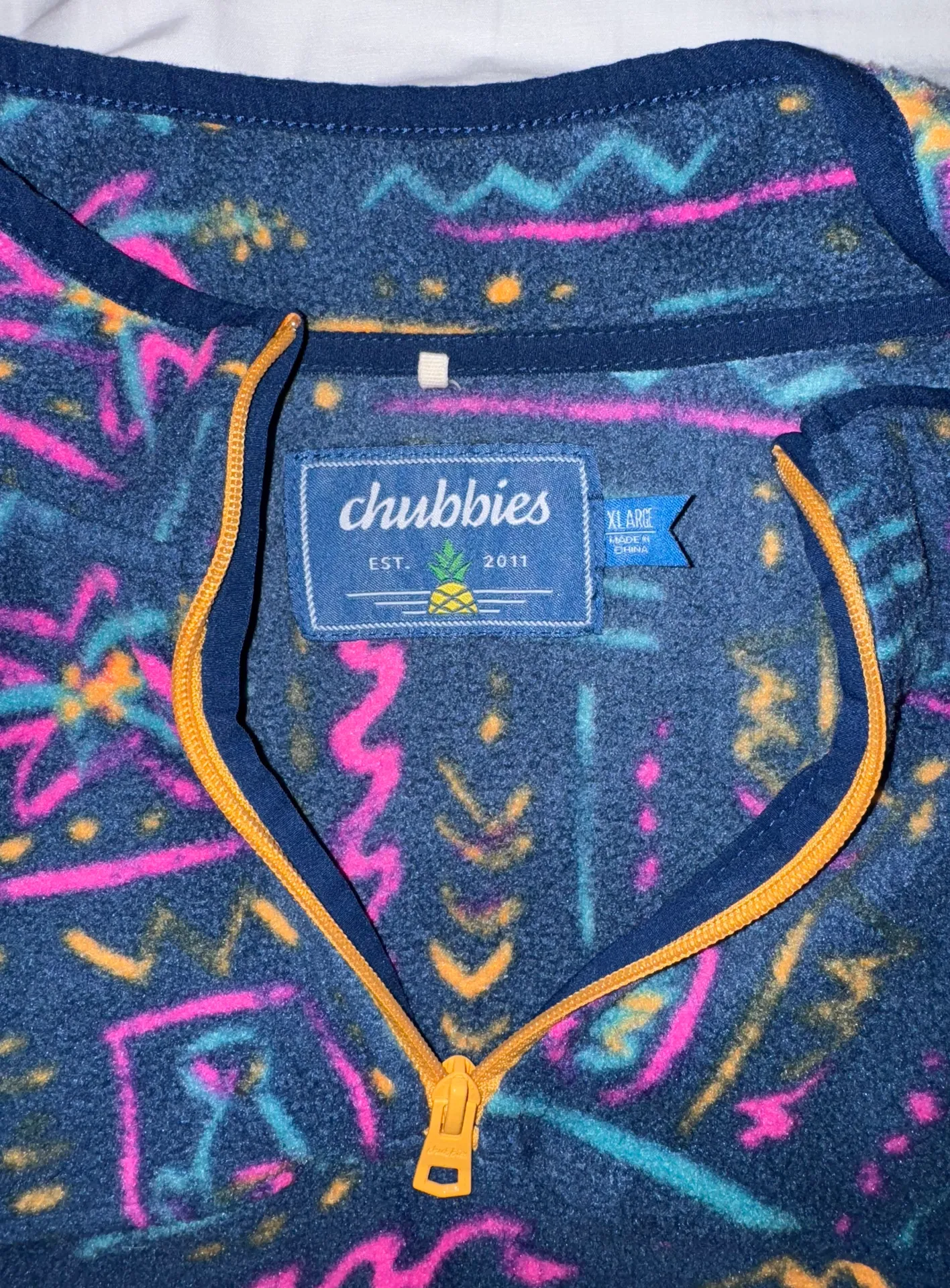 Chubbies Fleece Zip Pullover - Image 3