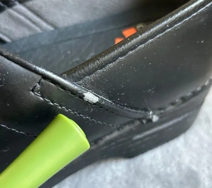 XP Clogs Womens Size 39 Black Slip On Leather Shoes - Image 8