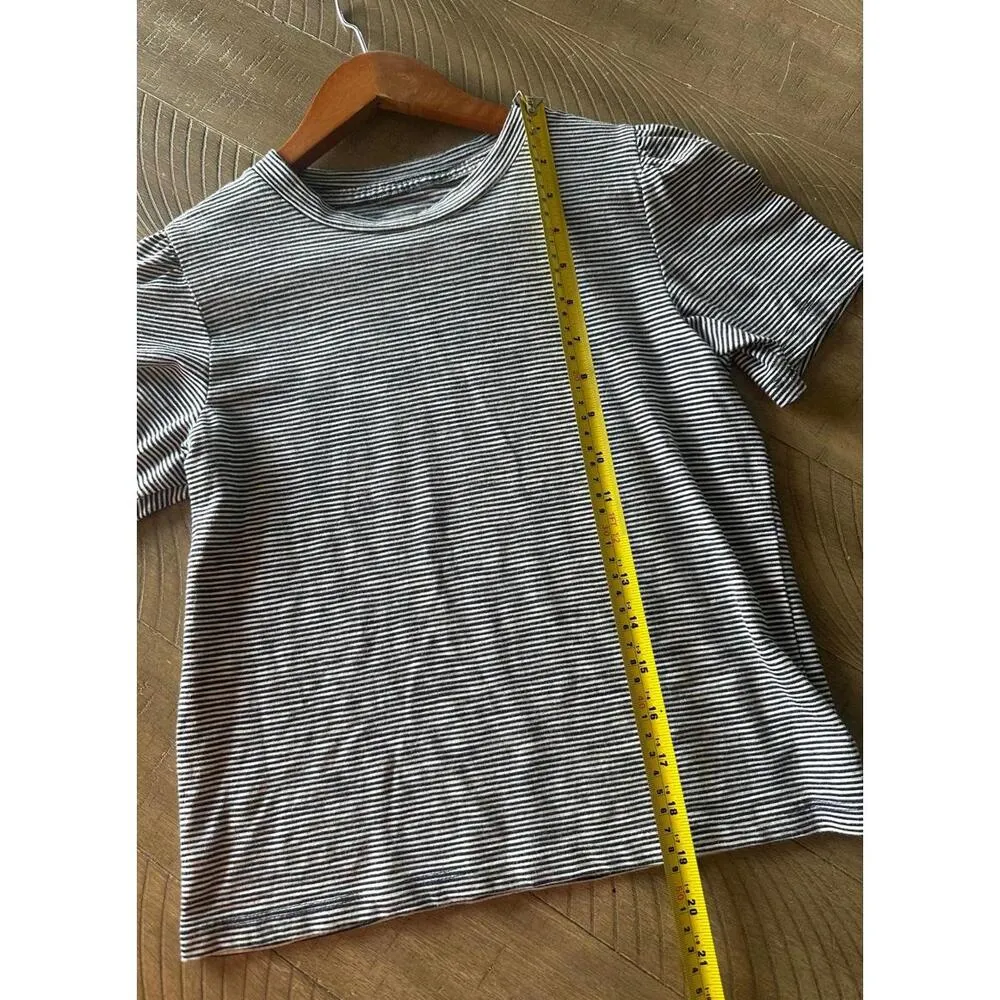 Aerie Navy / White Striped Basic Tee Shirt Women’s size XS​ - Image 8