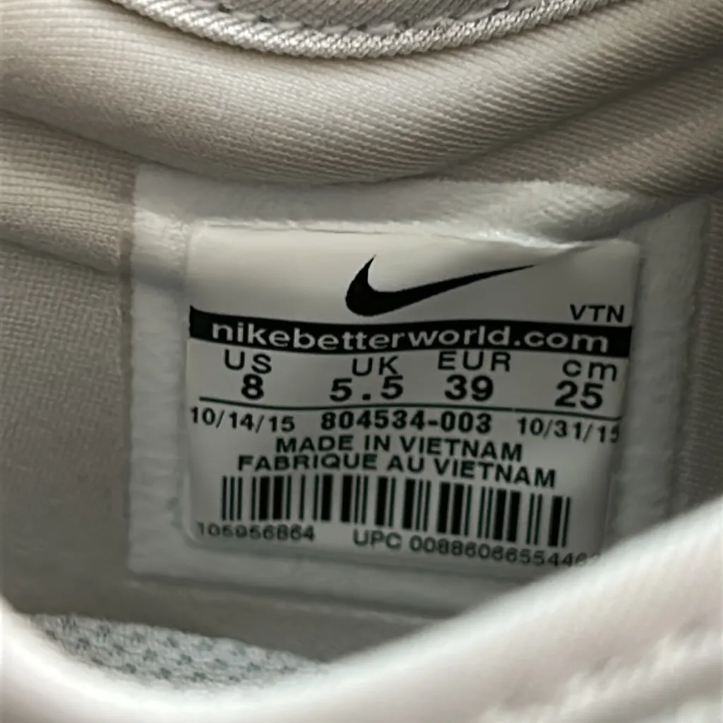 Nike Free TR Flyknit 5.0  Women’s‎ 804534-003 Fabric Athletic Running Shoes S 8 - Image 9