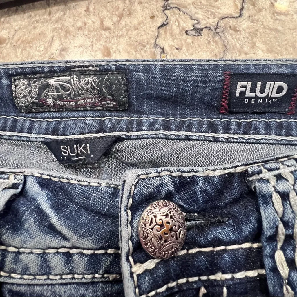 Silver Jeans , Suki, Size 27, Zipper is Broken - Image 6