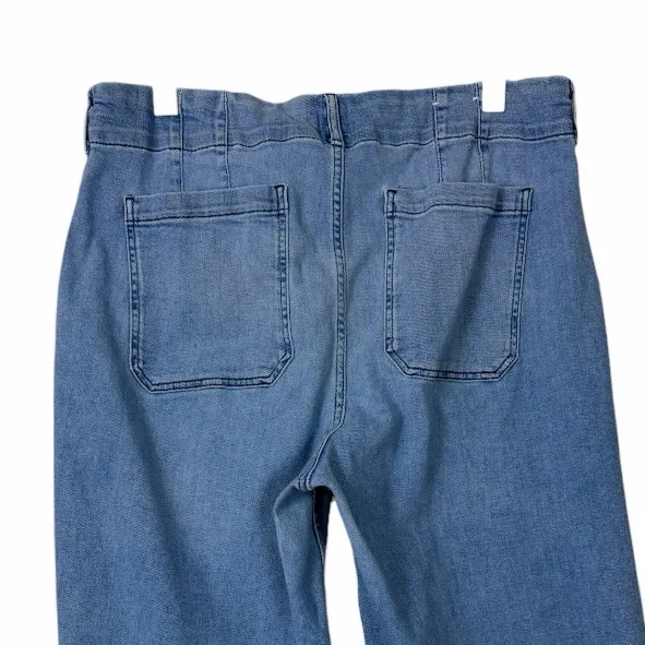 Maeve Anthropologie The Colette Wide Leg Crop Jeans High Rise Women’s Size 18W - Image 8