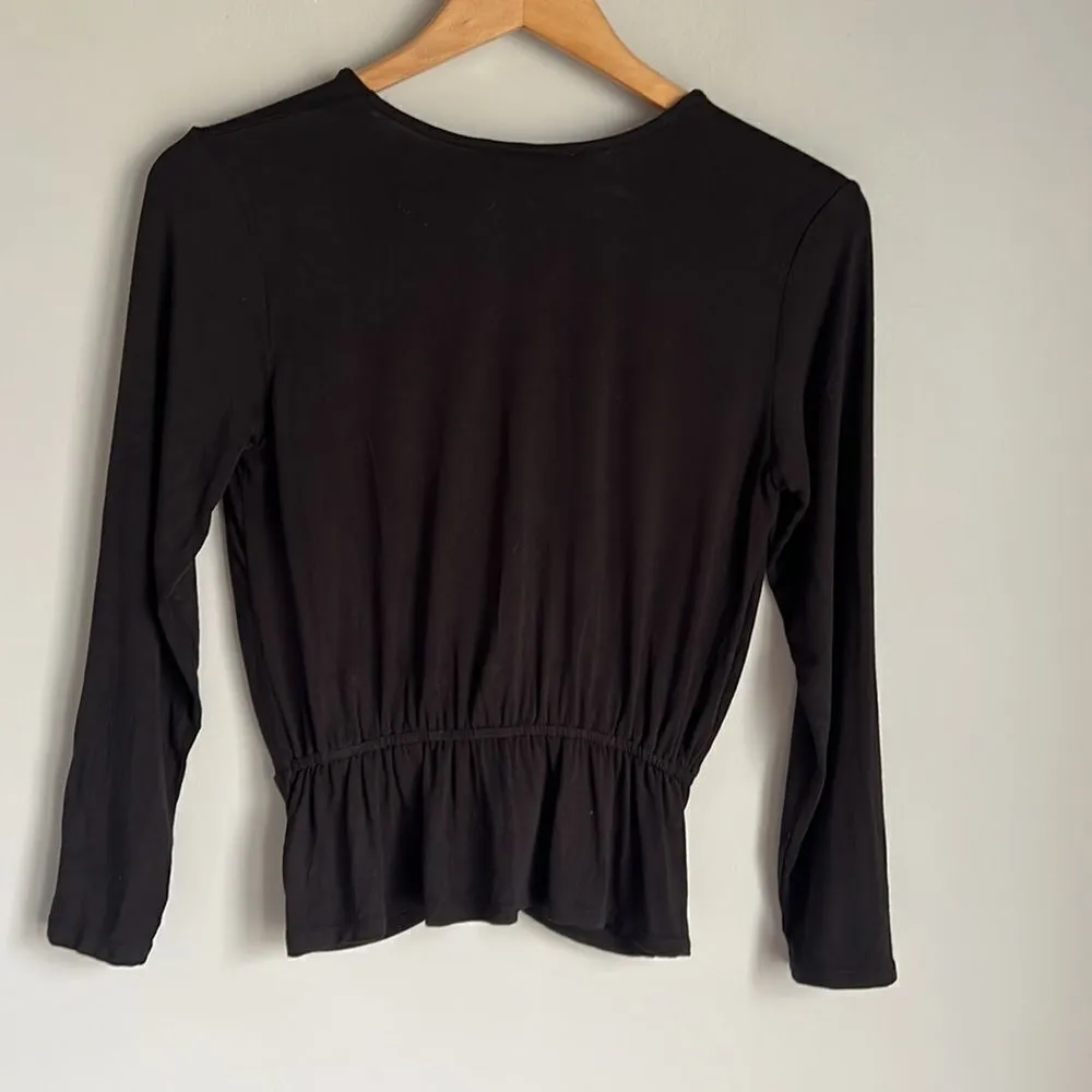 amour vert knotted top black - Image 2