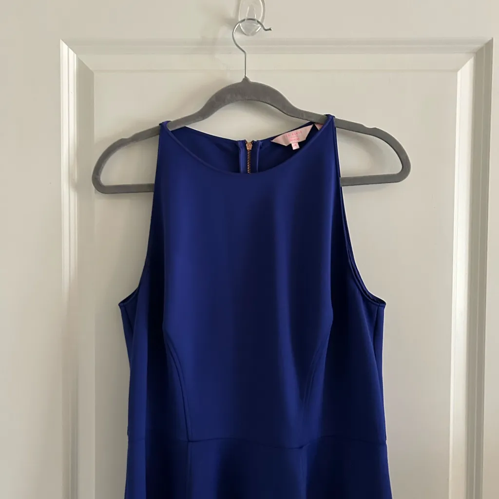 Ted Baker Cobalt Blue Sleeveless Mini Dress - Image 2
