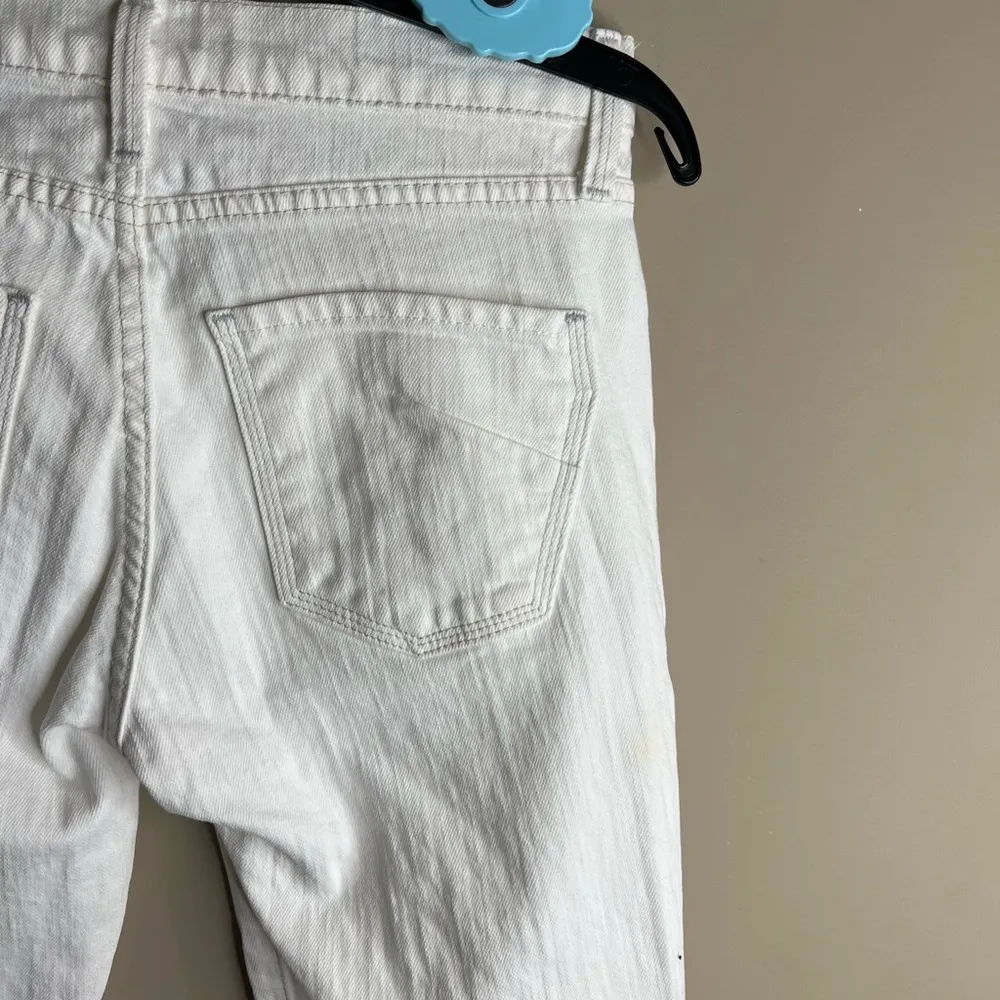 James Jeans white pearl straight leg jeans size 28 - Image 7