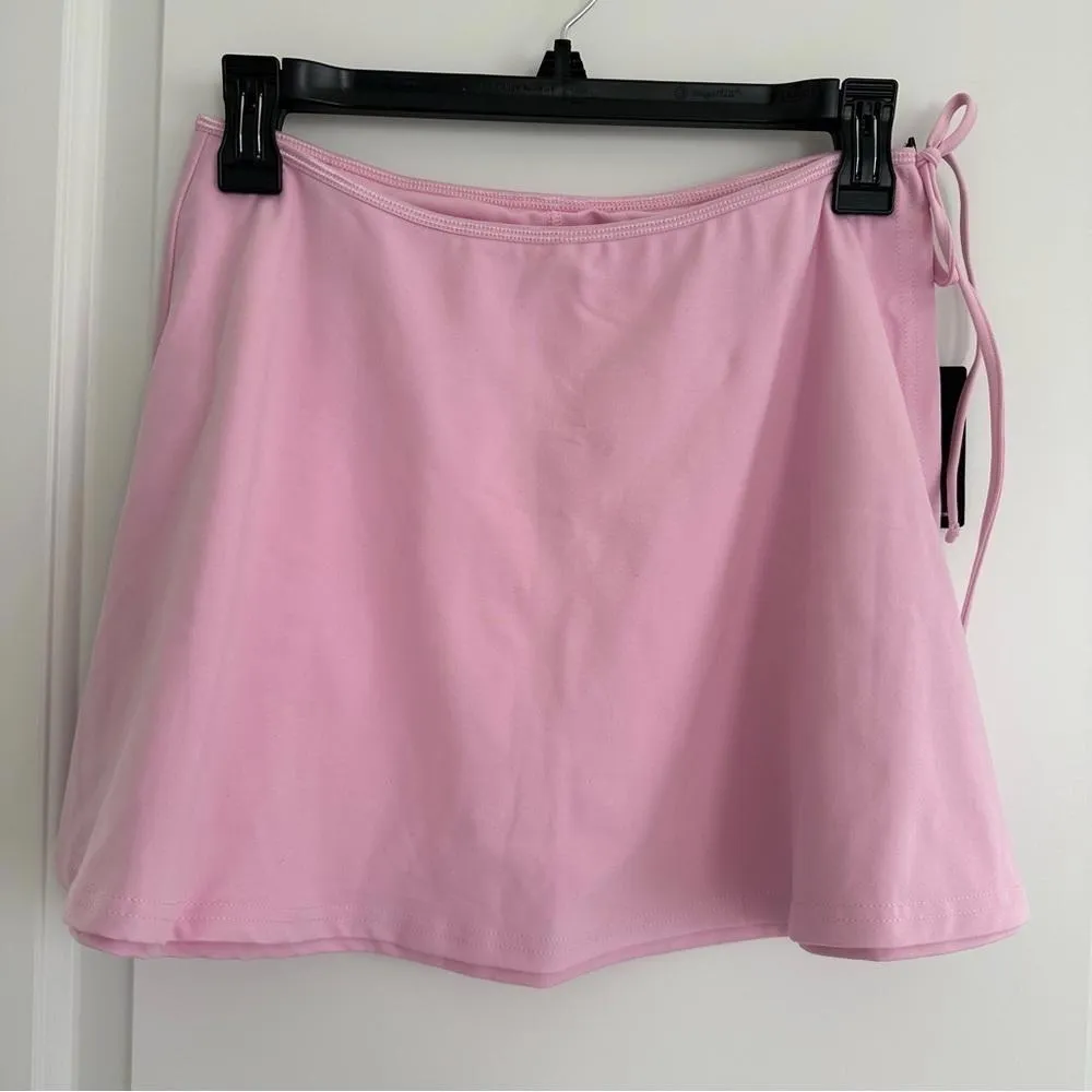 PacSun PAC 1980 PAC WHISPER Active Leila Wrap Mini Skort Pink NWT Small - Image 2