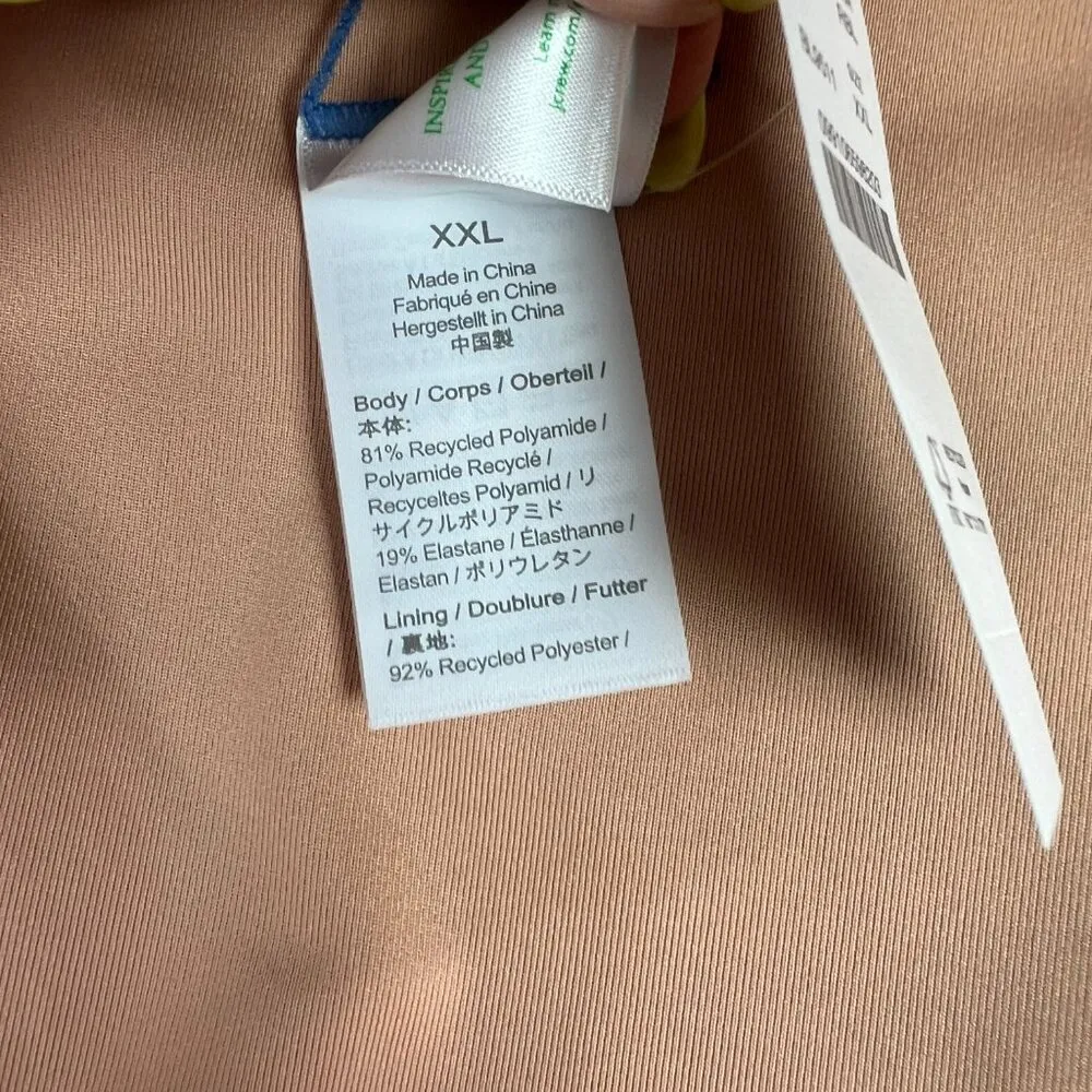 NWT J. Crew Ribbed High-Rise Cheeky Bikini Bottom Blue Size XXL NEW - Image 7