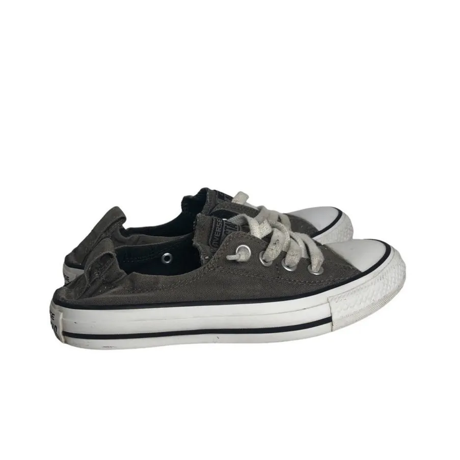 Converse All Star Chuck Taylor Shoreline Slip-On Sneakers Size 6 Grey-Brown - Image 4