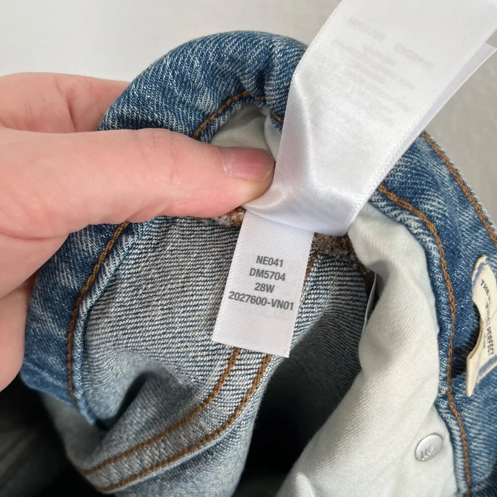 Madewell Womens Mid-Rise Perfect Vintage Jean Medium Wash Size 28W - Image 10