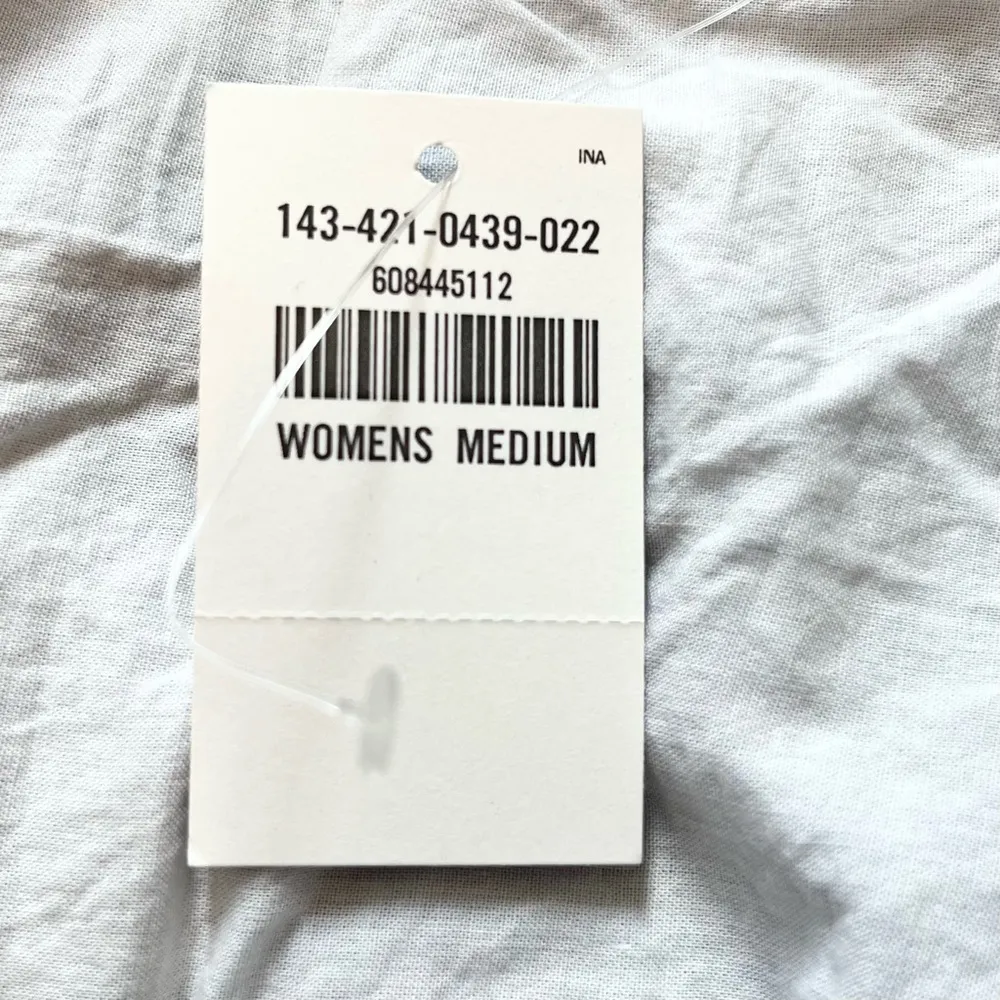 ABERCROMBIE & FITCH Chambray Soft Denim Embroidered Short Mini Skirt Medium NWT - Image 9