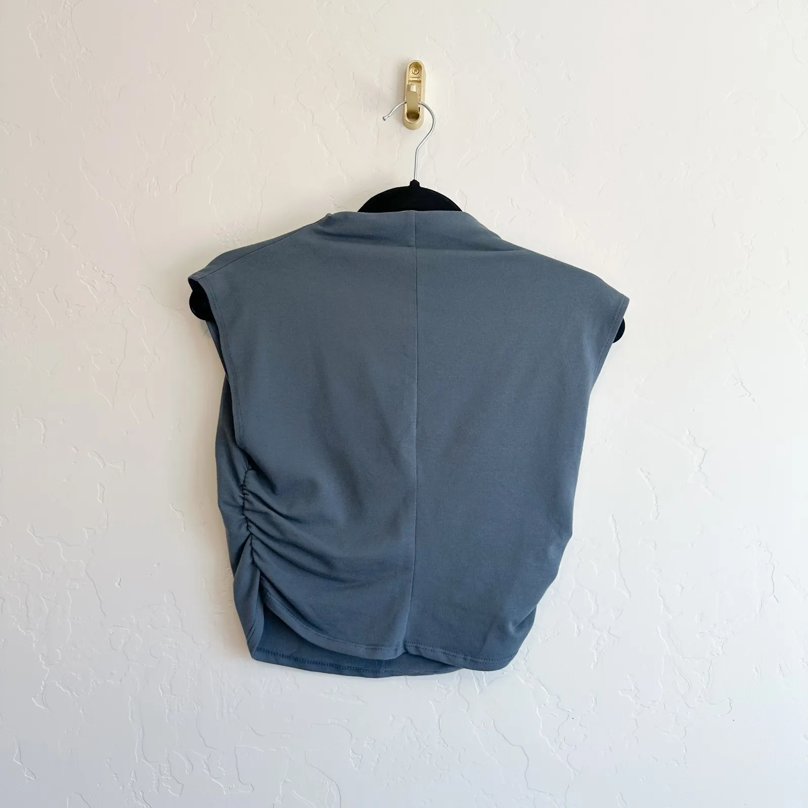 Reformation | Foster Organic Cotton Sleeveless Top & Midi Skirt Set Slate Blue - Image 7