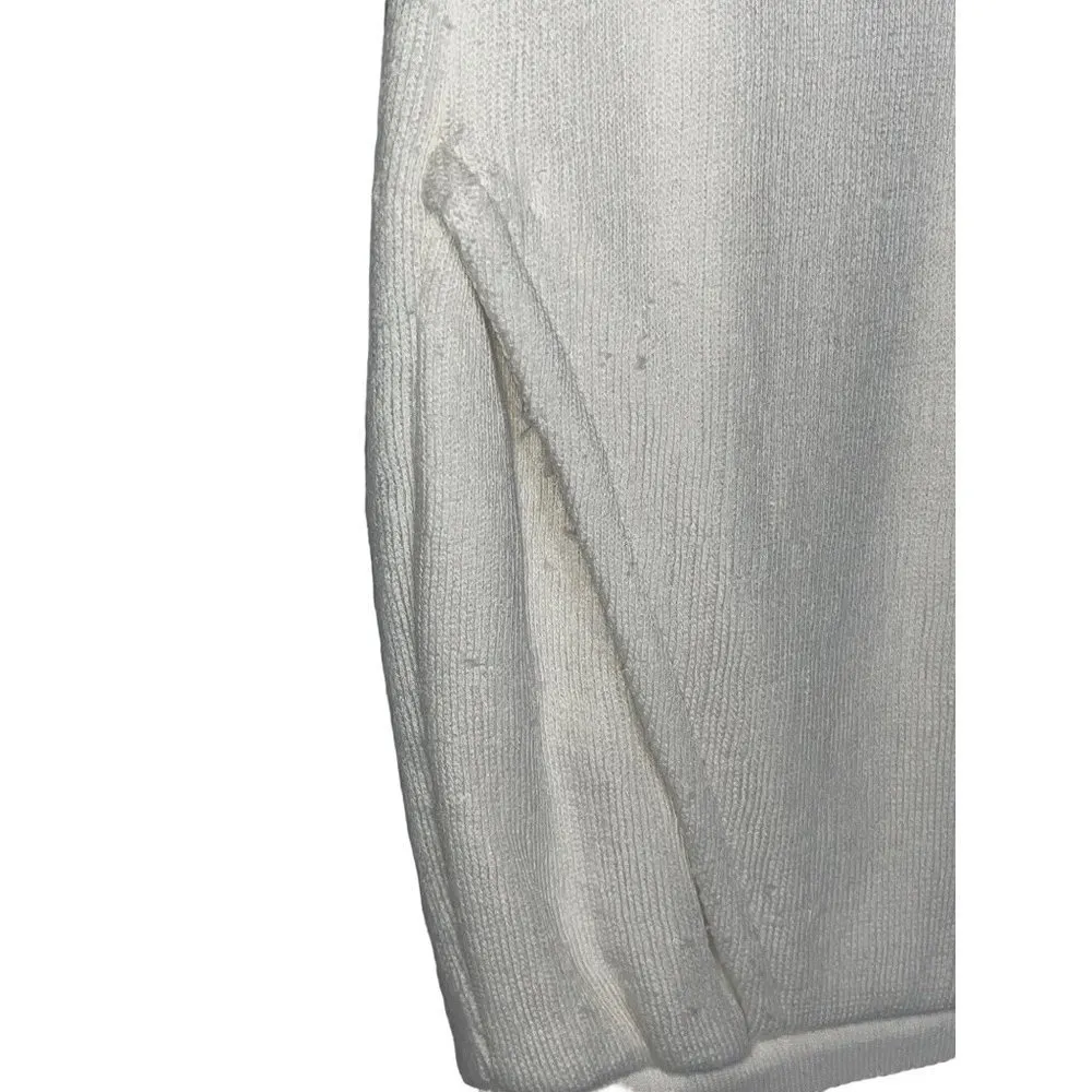 John Elliott Cotton Corduroy Cropped Sweatpants in Basalt Small New White - Image 8