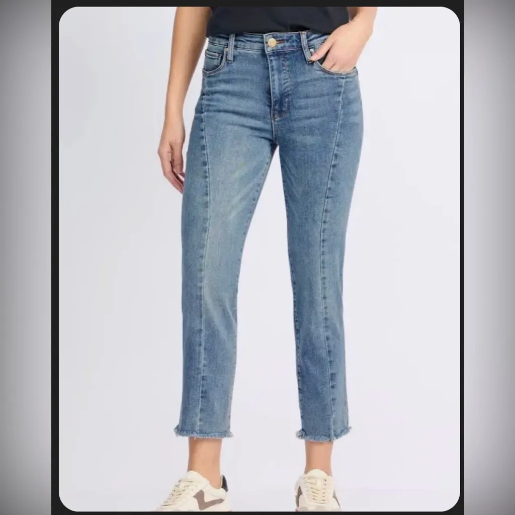 KUT FROM THE KLOTH Rachael High Rise Fab Ab Ankle Straight Jeans - Image 3