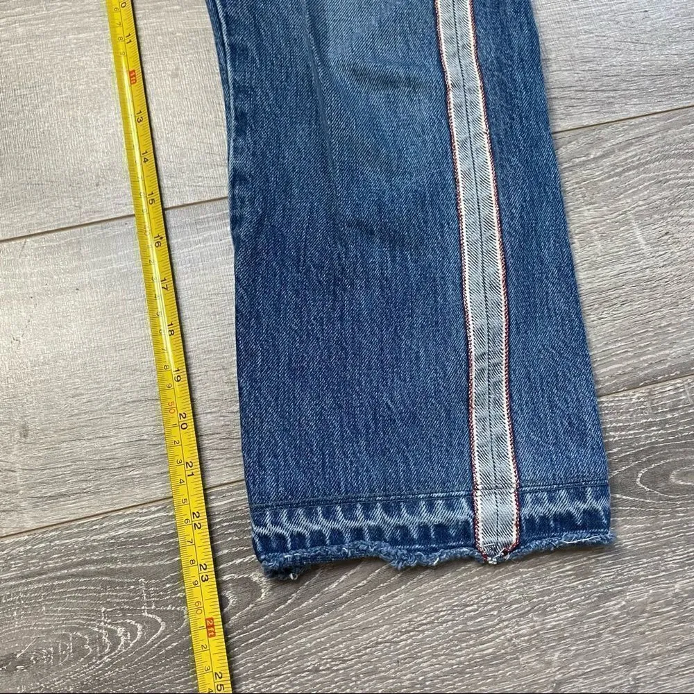 Calvin Rucker Rebel High Rise Selvege Jean 27 C21 Blue - Image 9