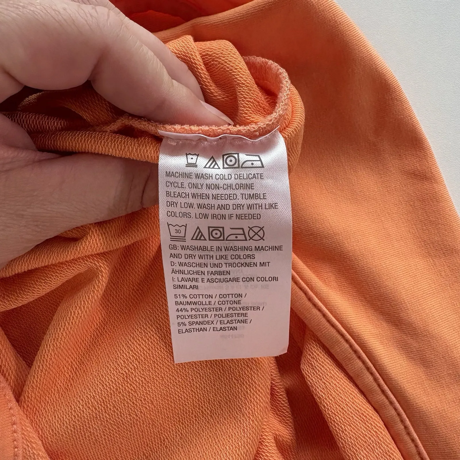 AnyBody.‎ Any Body Modal Blend Orange Wide Leg Jumpsuit Romper Plus 2X Size XXL - Image 11