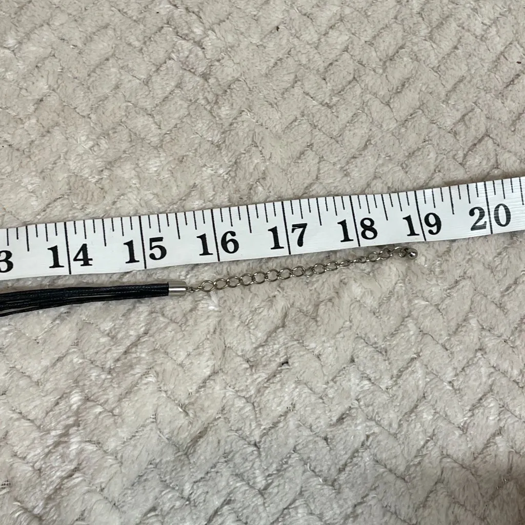 Boho Chic Mother of Pearl Floral Corded Necklace Choker Y2K Fairycore White - Image 8