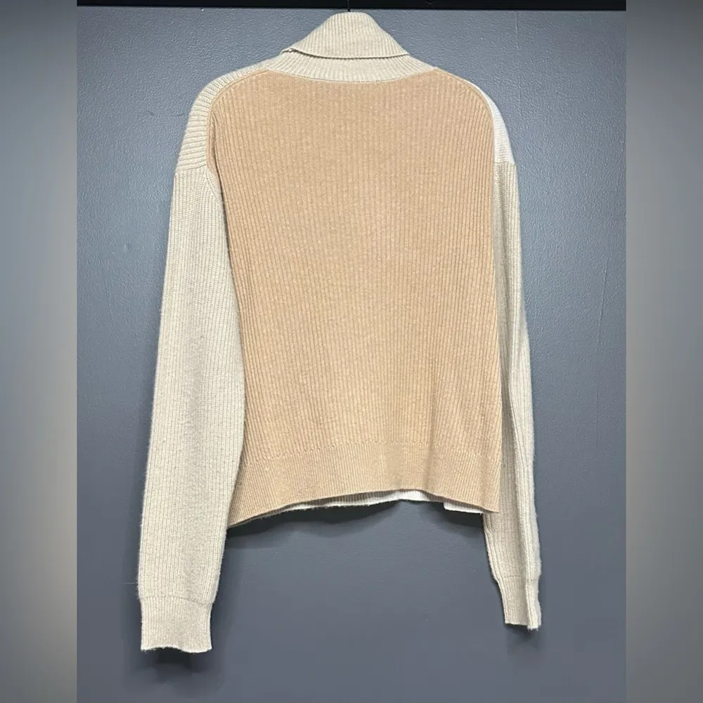 Theory Colorblock Cashmere Sweater M - Image 5