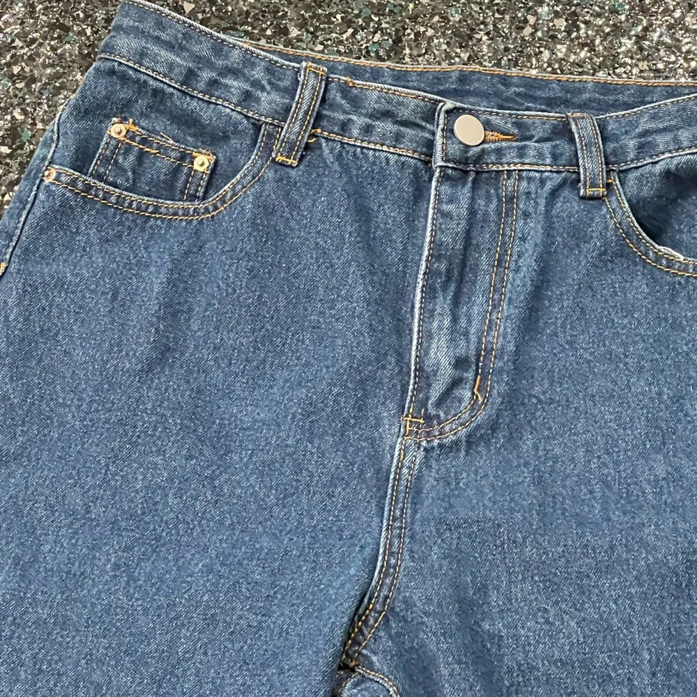 Women’s SHEIN Large Blue Denim Jeans - Image 2