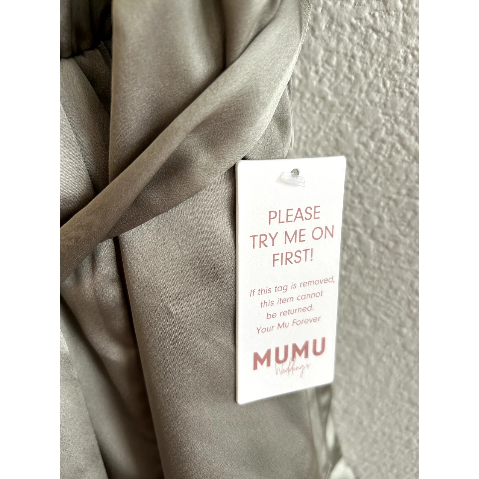 Show Me Your Mumu Say I Do Romper Moss Green Luxe Satin XS NWT - Image 6