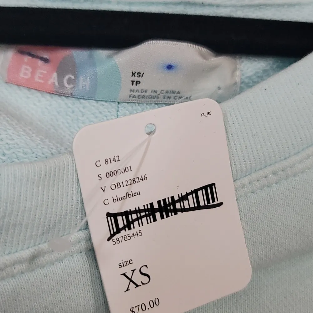 NEW Free People Chloe Pullover Tunic Top ,light blue 💙 - Image 9