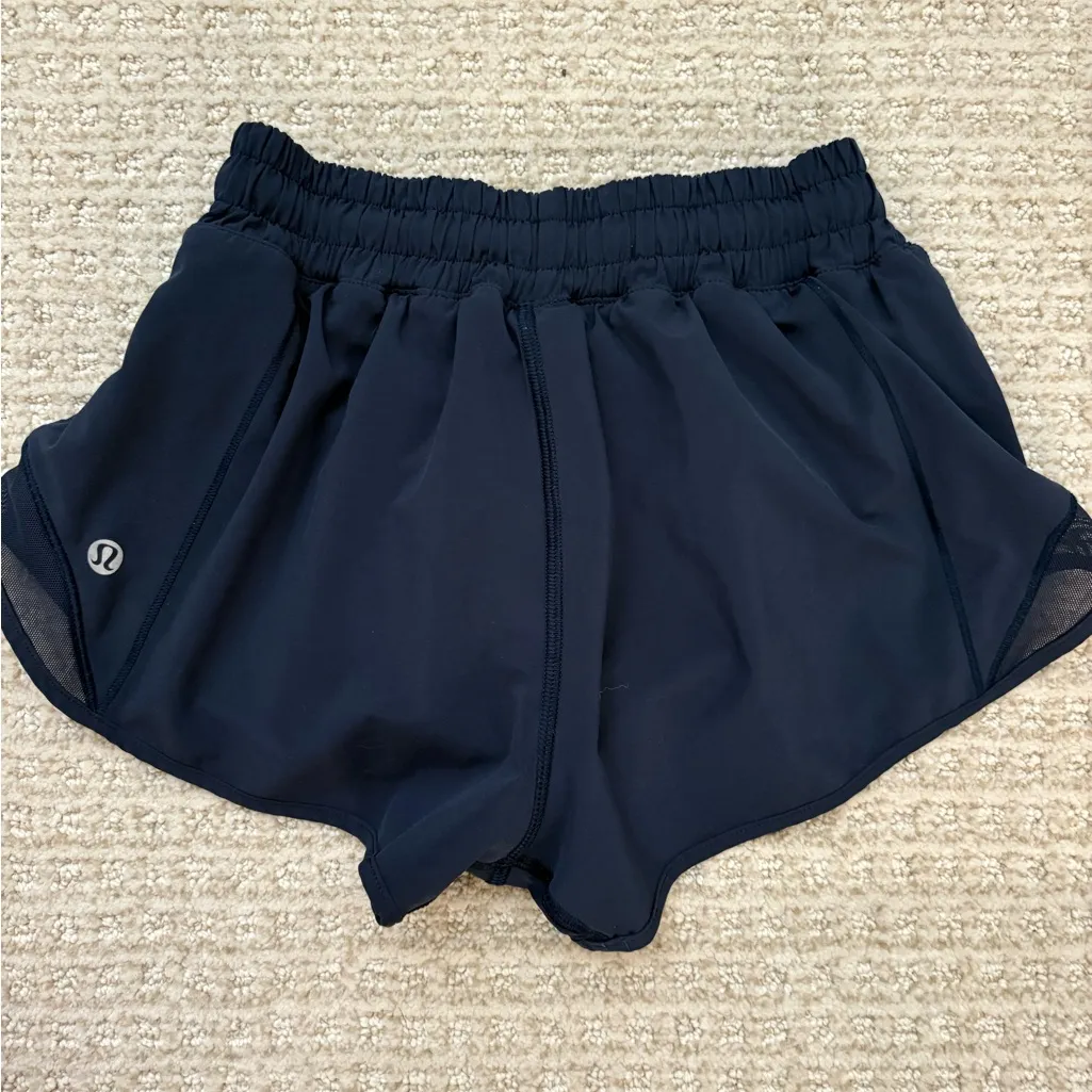 Lululemon Athletica Dark Blue Athletic Shorts - Image 4