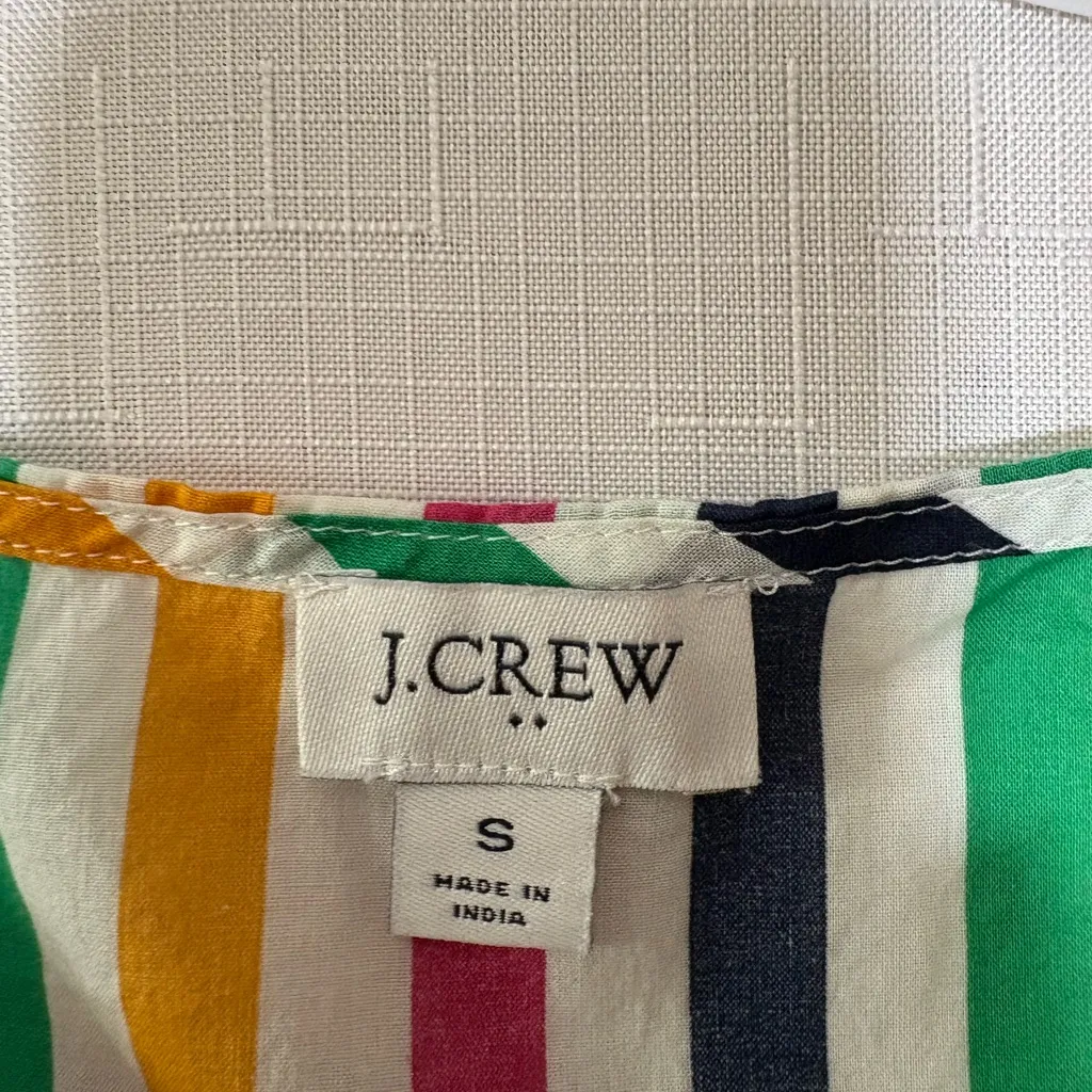 J. Crew Colorful Striped oversize dress,size S,made in India - Image 2