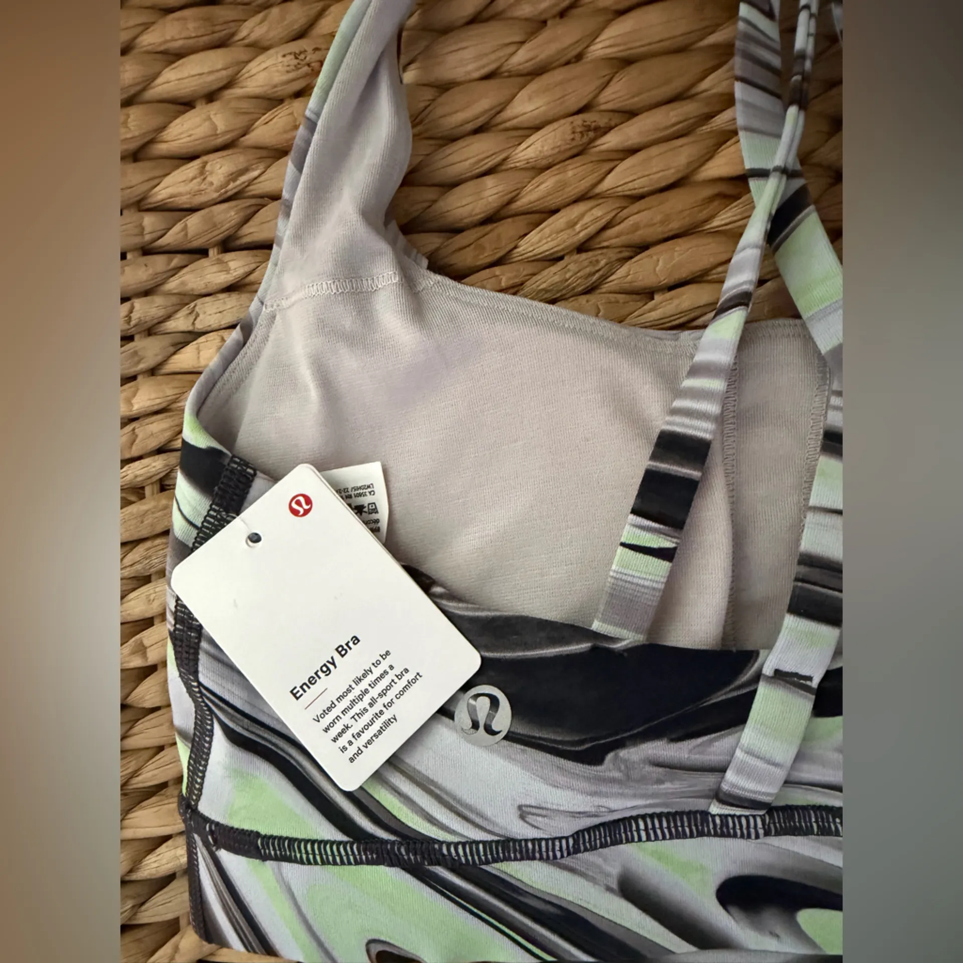 lululemon athletica Marble Pattern Sports Bra - Image 5